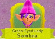 Green eyed lady