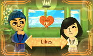 The "Likes" relationship level,