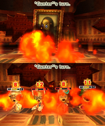 The "Dancing Guide"'s fire breath.