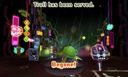 A Troll defeated by Monster Dinner.