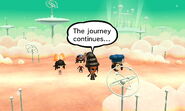 The Cool Mii's dialogue at the start of exploration.