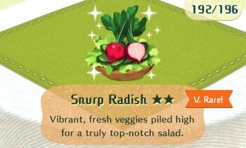 Snurp Radish ★★