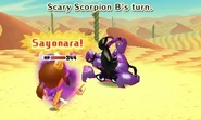 Instant death via a Scary Scorpion's special attack.