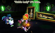 The "Noble Lady" attacking a Mii.