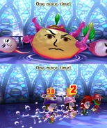 The Red "Youngest Fab Fairy" Frog attacking.