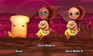 Encountering two Ghost Mallets along with a Bread.