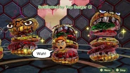 A Gourmet Burger eating a Mii.