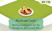 Mushroom Saute