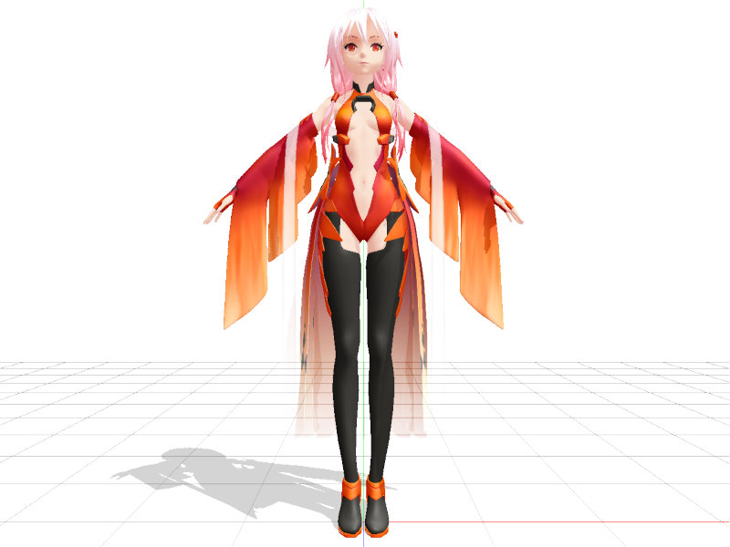 Yuzuriha Inori - Guilty Crown 3D model