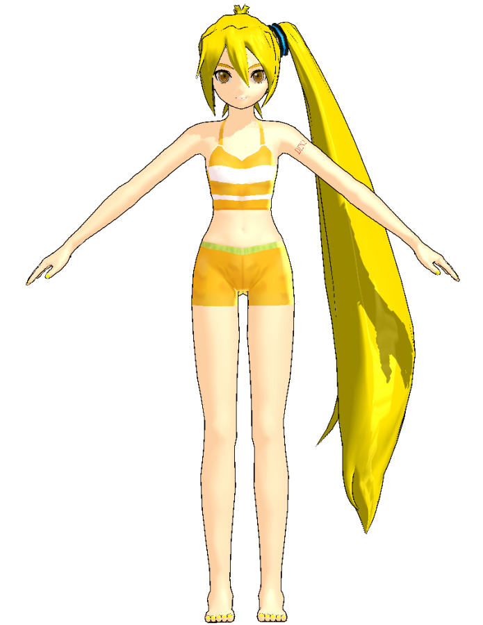Neru Akita Swimwear (Redstone) | MikuMikuDance Wiki | Fandom
