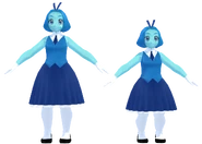 Height comparison between the two model sizes