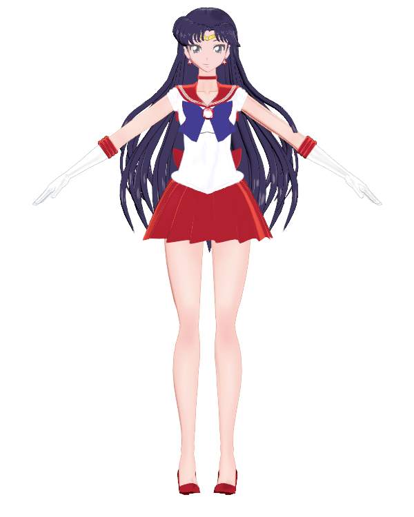 Sailor Mars Crystal (MMDKitsunefox) | MikuMikuDance Wiki