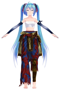 Miku Hatsune - Tda Asura's Wrath Edit (Tamakure-P) | MikuMikuDance