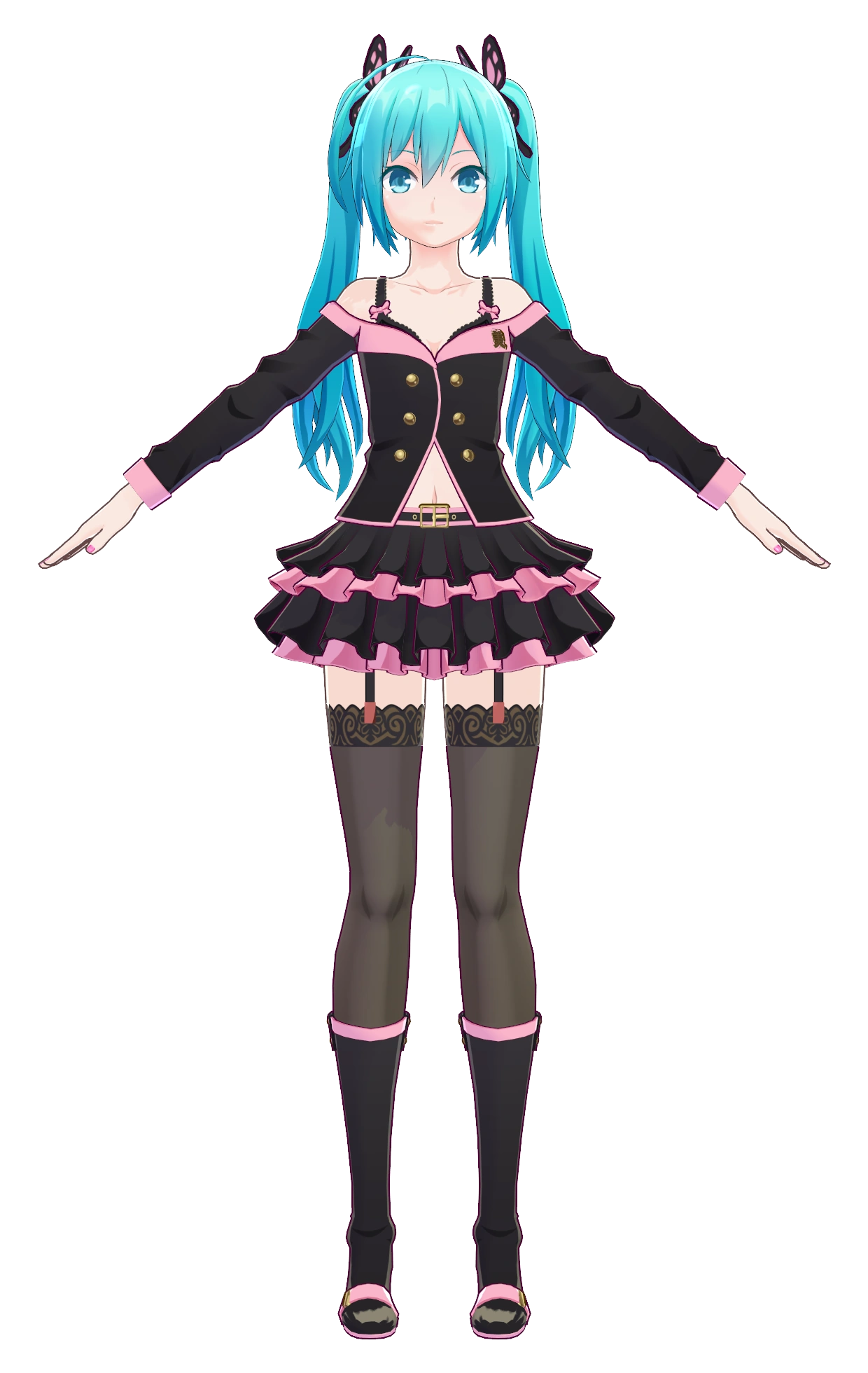 Poooo様　Bドット Miku Hatsune - Honey Whip (Dot) | MikuMikuDance Wiki | Fandom