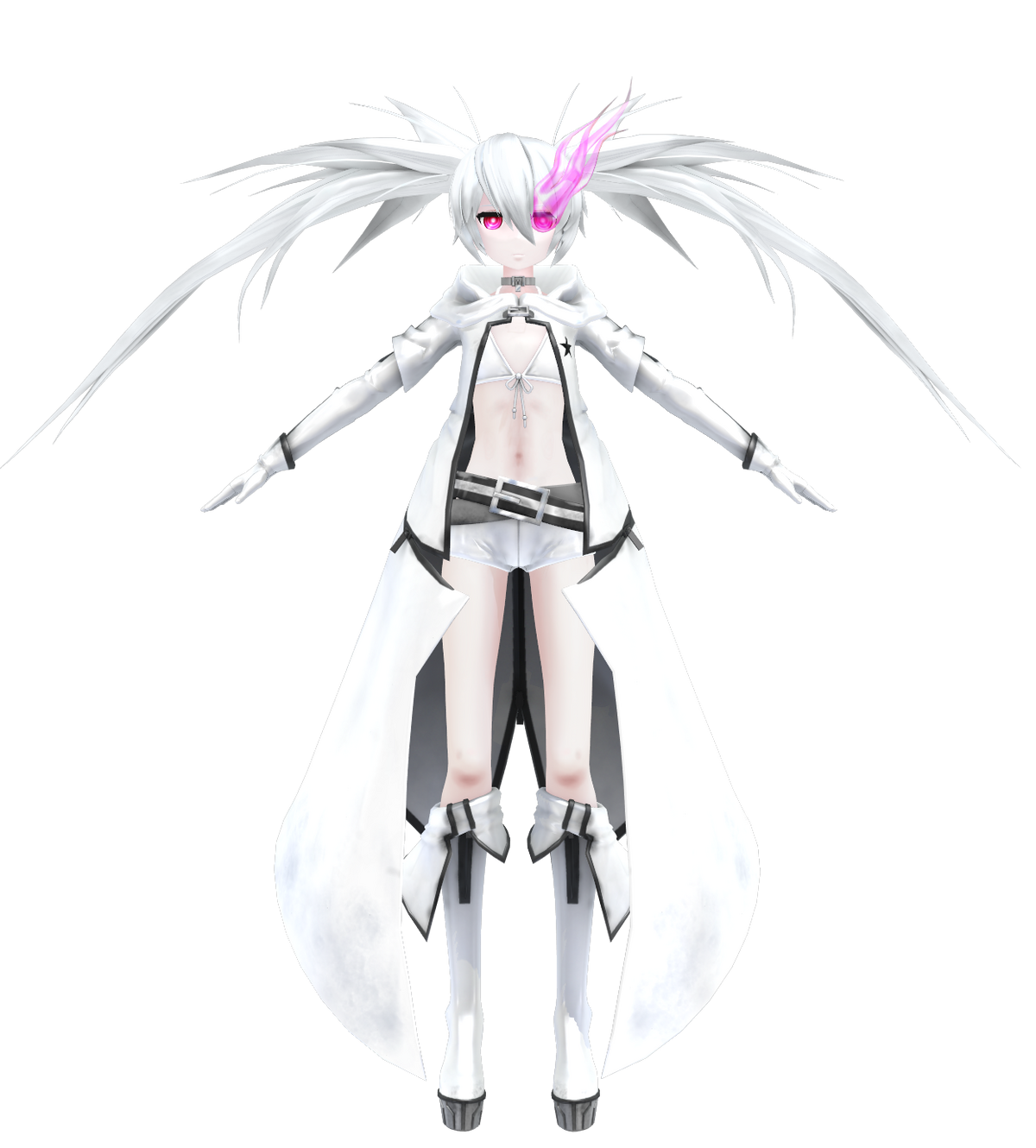 White rock s. White Rock Shooter (Digitrevx). Уайт рок шутер арт. White Rock Shooter MMD. White Rock Shooter White.