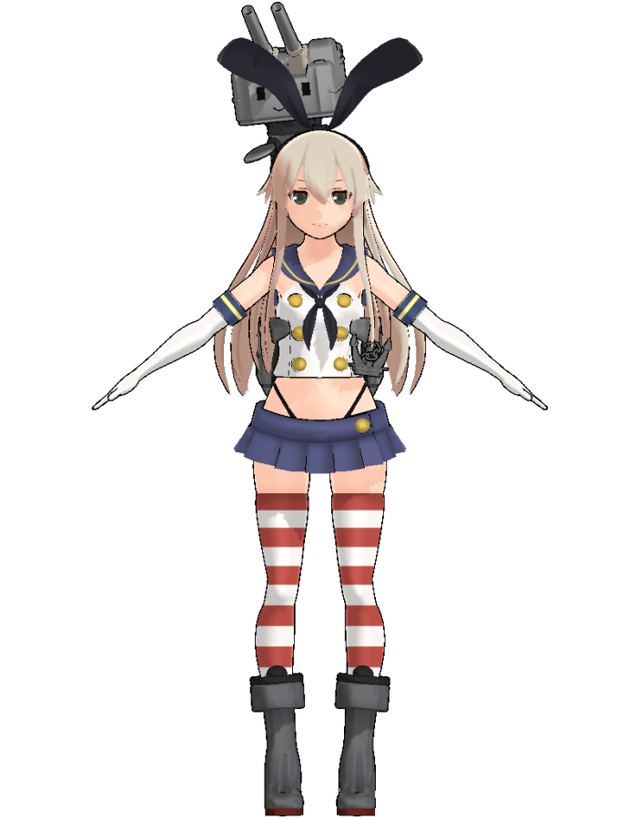 Shimakaze (Tsumidango) | MikuMikuDance Wiki | Fandom