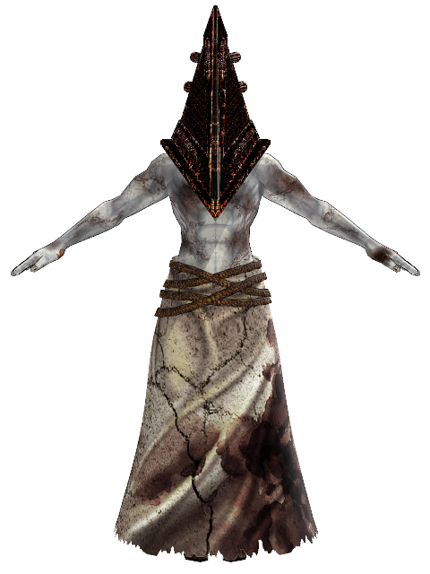 Triangle Harem Blog — headlessguybods: What's behind Pyramid Head's