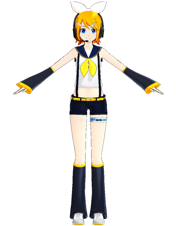 Rin Kagamine (Zeze) | MikuMikuDance Wiki | Fandom