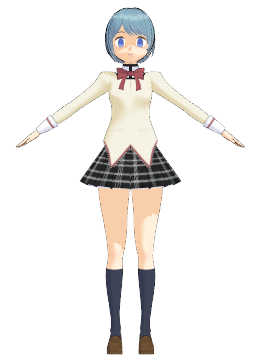 Sayaka Miki- School Uniform (AkemiWhy) | MikuMikuDance Wiki