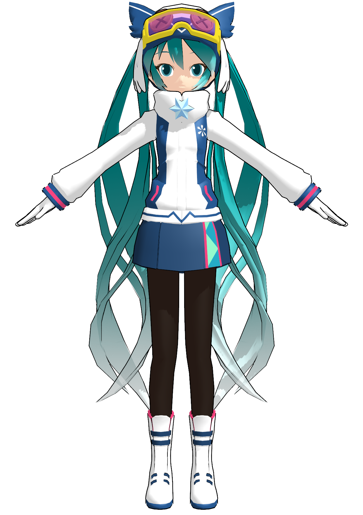 Snow Miku 2016 Edit (HaruHaru-P) | MikuMikuDance Wiki | Fandom