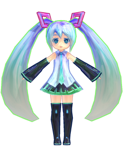 Miku Low Poly by Ginjishi