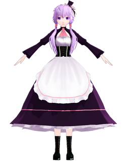 Yukari Yuzuki Maid (Uri) | MikuMikuDance Wiki | Fandom