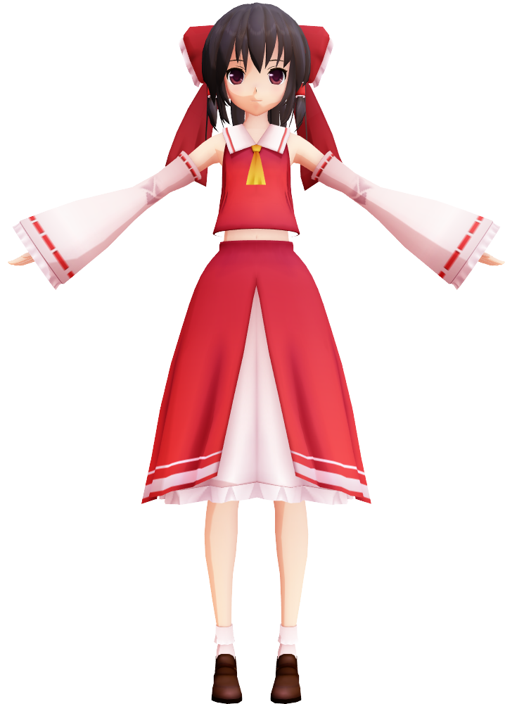Reimu Hakurei (Nigamon) | MikuMikuDance Wiki | Fandom