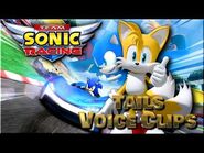 Team Sonic Racing - All Tails Voice Lines - Voice Clips 2019