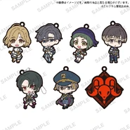 Keychains from capsules