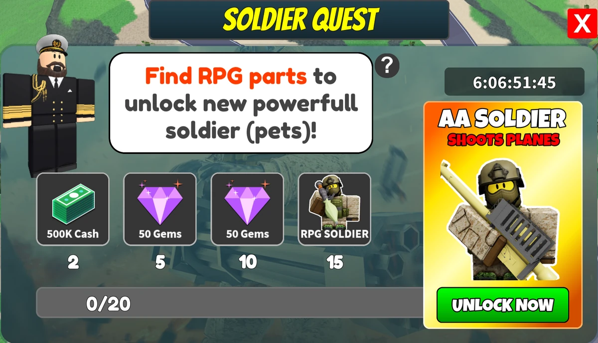 Soldier Quest Event Military Tycoon Wiki Fandom