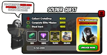 Elite Grenadier Quest | Military Tycoon Wiki | Fandom