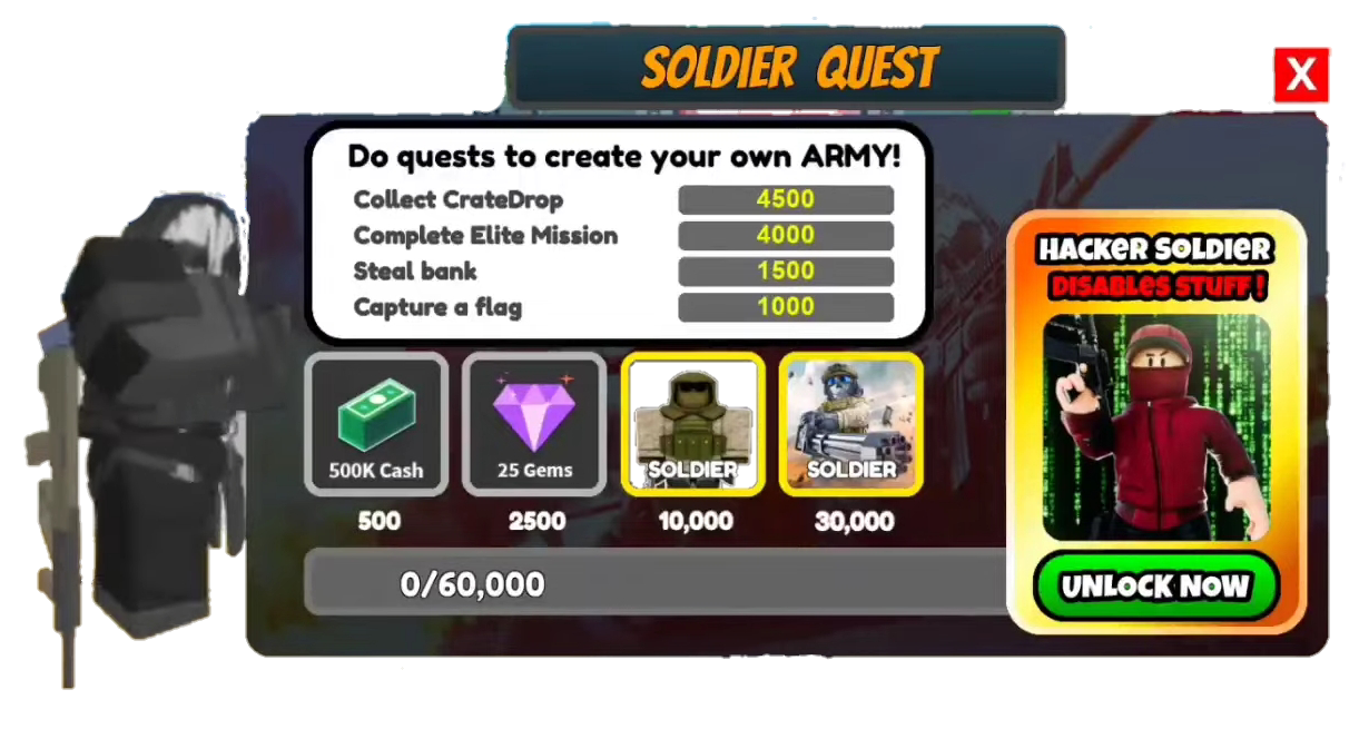 Saikou on X: 🚩Military Warfare Tycoon - Mission Rewards ⭐️Can you  complete them all?  / X