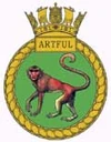 HMS Artful badge