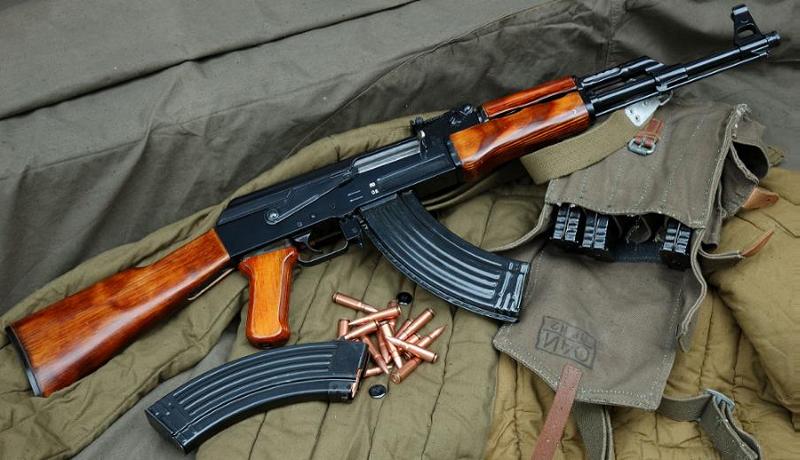 AK-47 Assault Rifle with Fixed Wooden Stock, Russia 1947