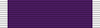 A purple service ribbon with thin white edges