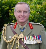 Australian Major General  wearing formal uniform