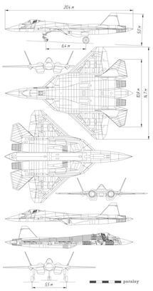 316px-PAK-FA diagram