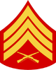 U.S. Marine sergeant's sleeve insignia