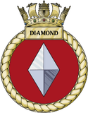 HMS Diamond badge