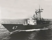 USS Nicholas during her acceptance trials in 1984