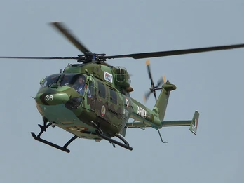 HAL Dhruv in the ILA 2008