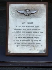 Low Flight Plaque