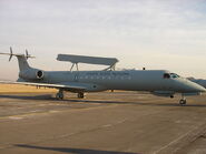 An Embraer R-99A AEW&C of the Mexican Air Force at Santa Lucia AFB.