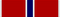 Width-44 scarlet ribbon with width-4 ultramarine blue stripe at center, surrounded by width-1 white stripes. Width-1 white stripes are at the edges.