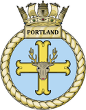 HMS Portland badge