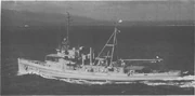 The fleet tug Takelma (ATF-113) off Oahu early in 1967