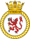 HMS Sutherland badge