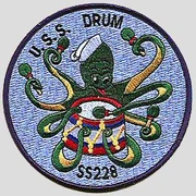 USS Drum SS-228 Badge