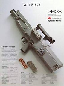 Heckler & Koch G11, Military Wiki