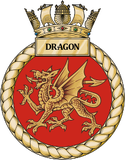 HMS Dragon badge